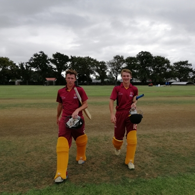 Tom And Paddy The Batting Heros After A Brilliant And Brave Match Winning Partnership