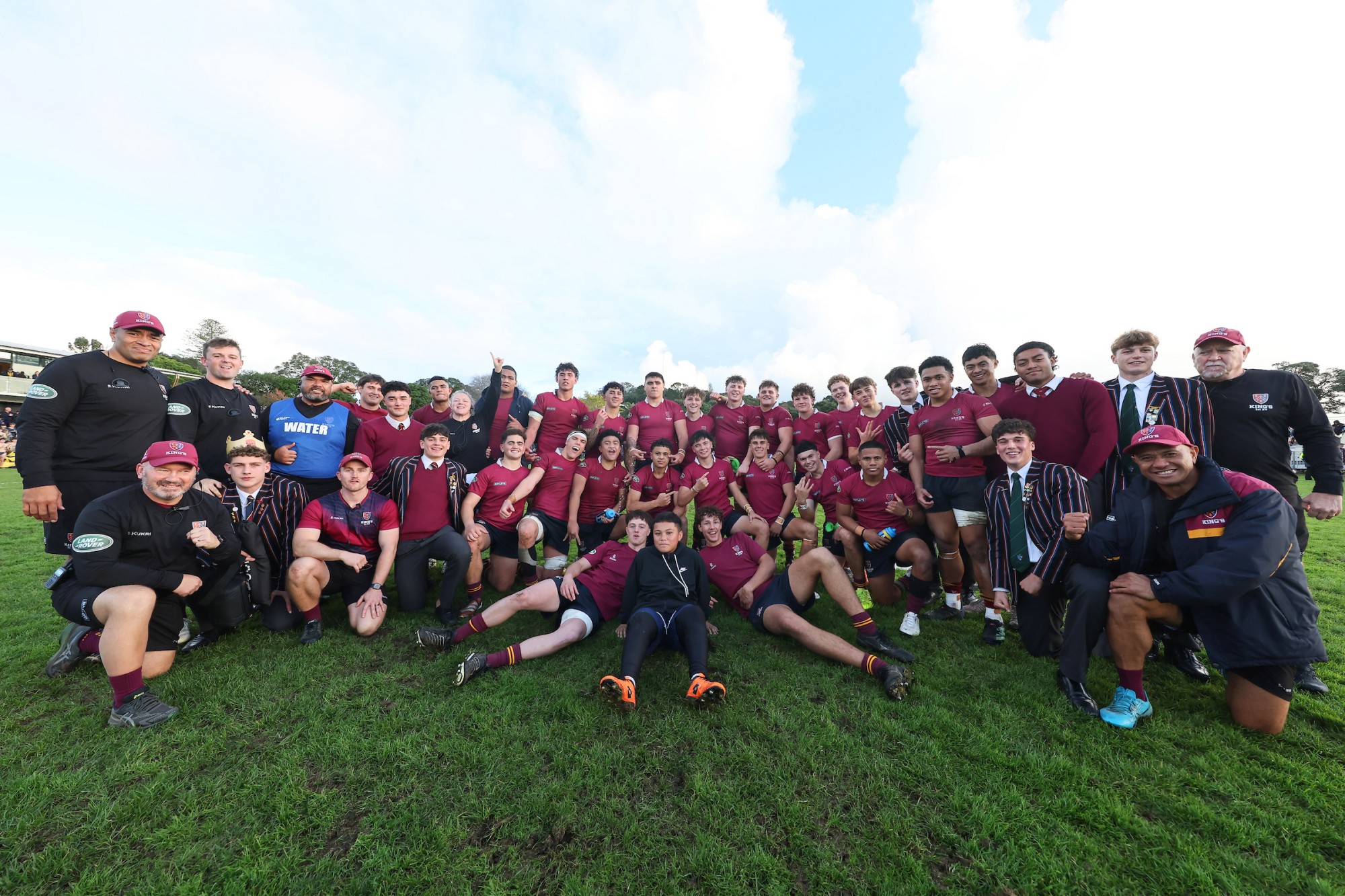 King's First XV team photo