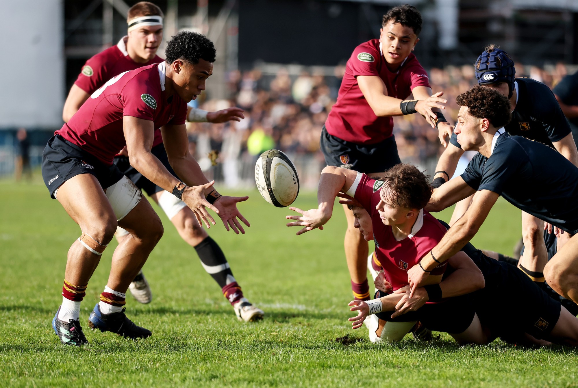 King's First XV Offload