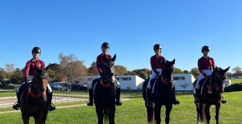 Morgan Abel-Pattinson on her horse Toby