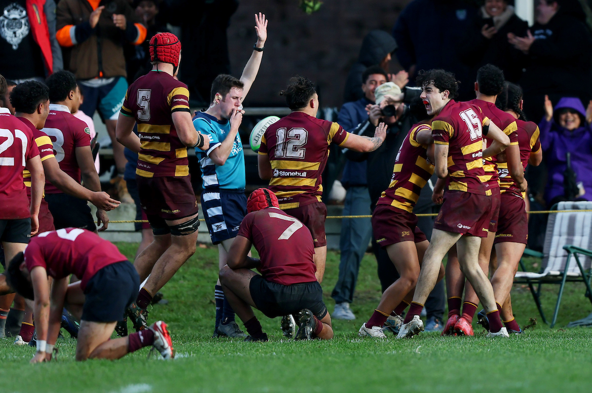 Liston College Celebrate After Defeating King's