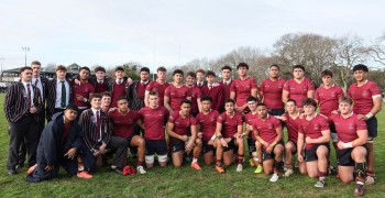 King's First XV team after Saint Kent's win
