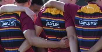 King's Rugby First XV Huddle