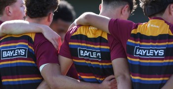 King's Rugby First XV Huddle