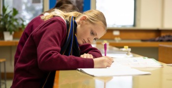 Girl Studying 