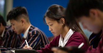 Students in class