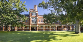 The Memorial Building from the Quad