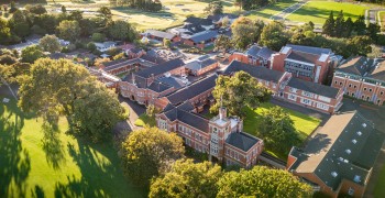 College Campus aerial 