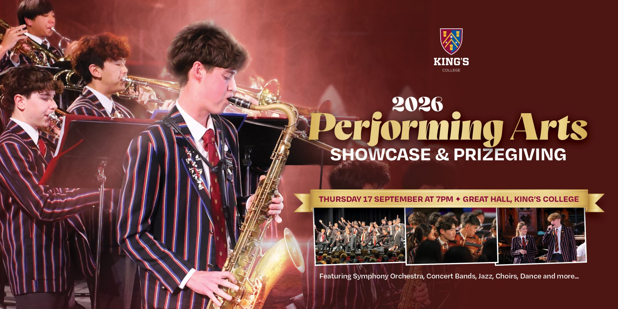 Kings Performing Arts Showcase and Prizegiving Humanitix