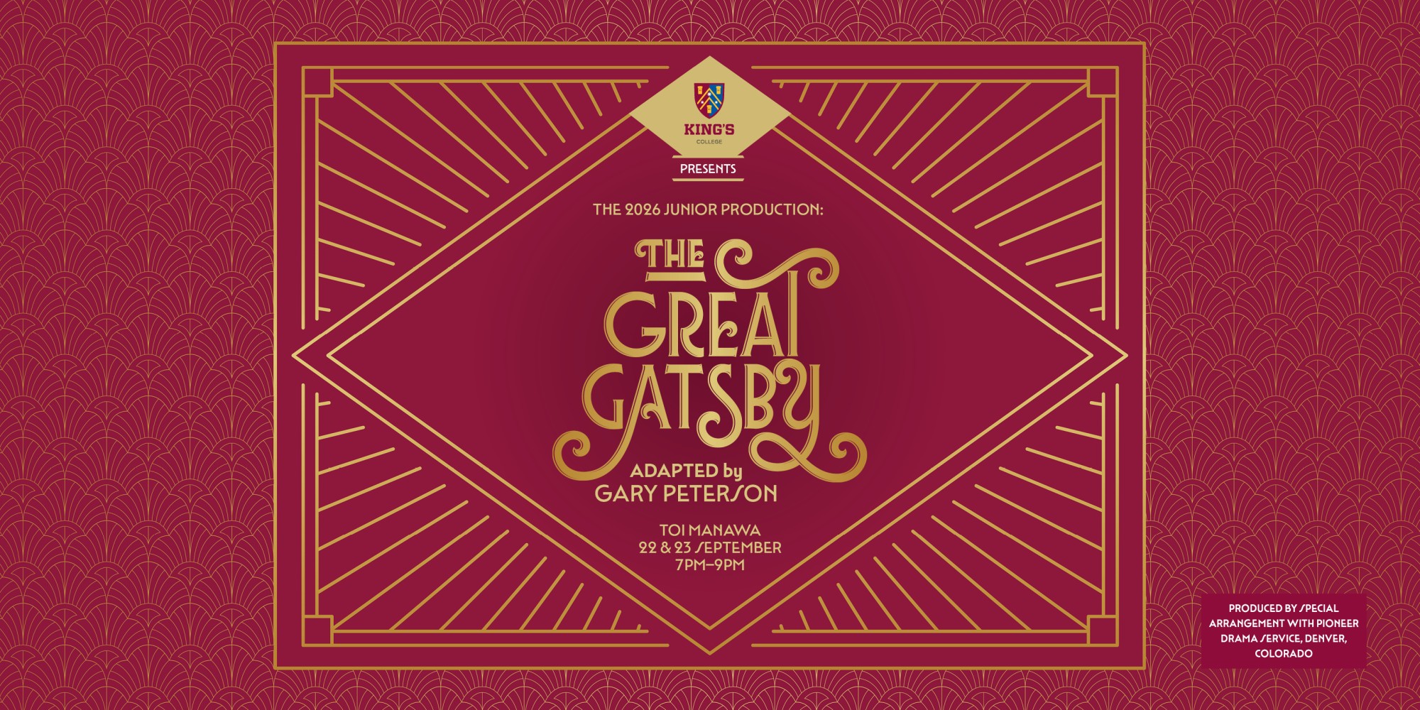 Kings JnrProduction GreatGatsby Humanitix