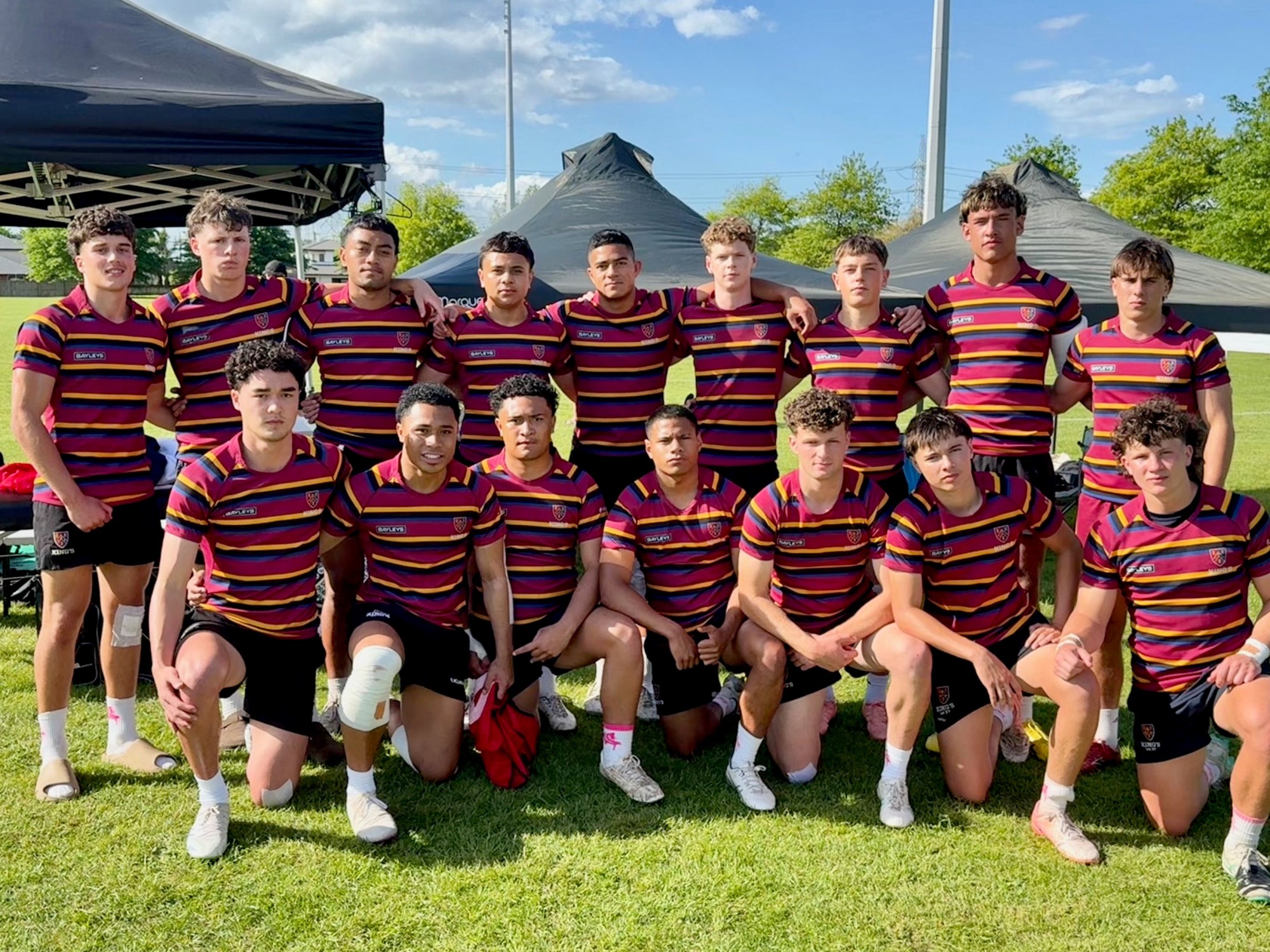 North Island Runners up 2025 players only Sevens team