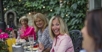 Ladies having lunch