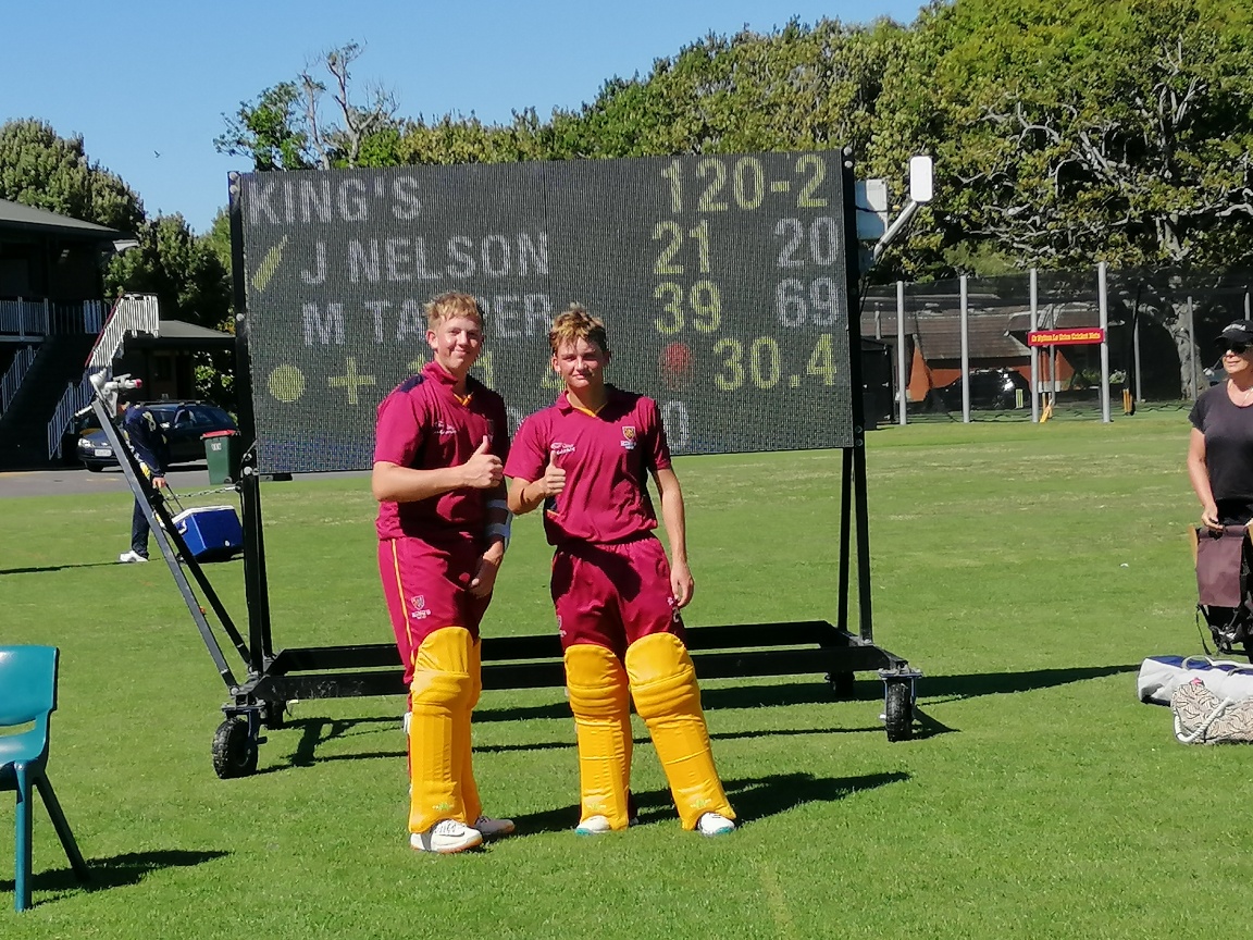 23 03 06 Captain Morgan Tapper And James Nelson After Scoring The Winning Runs