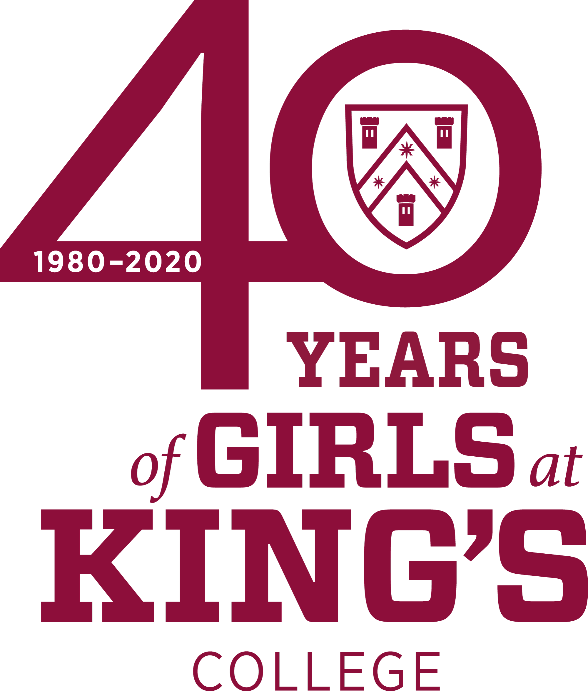 40YEARS Of Girls At Kingscollege Logo MAIN